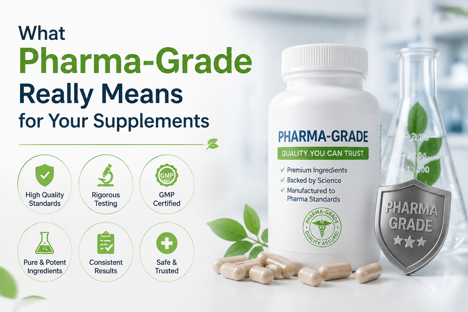 Pharma-Grade Supplement Quality